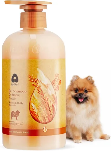 Vista 15 de Arf Arf Champú para perros de piel sensible – Avena y litospermum, picazón, 16.9 oz