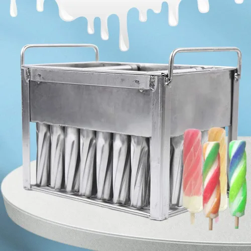Vista 4 de 40 moldes de acero inoxidable para hacer helados, moldes para hacer helados congelados, moldes para hacer deliciosos helados