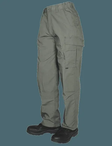 Vista 3 de Tru-Spec pantalones tácticos de bolsillo cargo para hombre de la serie 24-7 simplemente tácticos, poliéster algodón rip-stop Negro