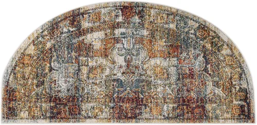 Vista 28 de Unique Loom colección Isabella - Alfombra de área Adjani (2 x 3 pies 1 pulgada, rectángulo, verde/ marfil)