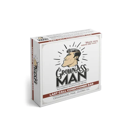 Vista 2 de Grown Ass Man Co. Paquete de baño completo para hombres, barra de champú, barra acondicionadora y barra corporal, rica espuma con aceites naturales