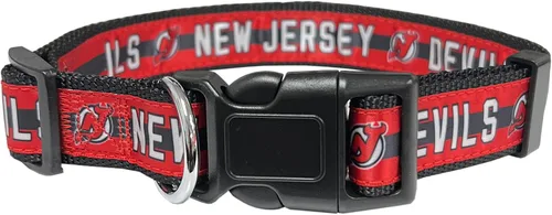 Vista 33 de Collar Pets First NHL para perros y gatos. ¡Ajustable, lindo y elegante! ¡El collar definitivo para fanáticos del hockey! Pittsburgh Penguins