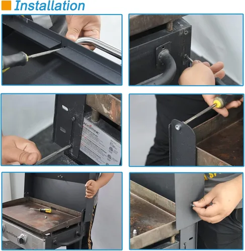 Vista 2 de Tapa con bisagras de mejora para parrillas Blackstone de 36 pulgadas, cubierta dura plana para parrilla Blackstone de 36" 1554 1863 1825 1818