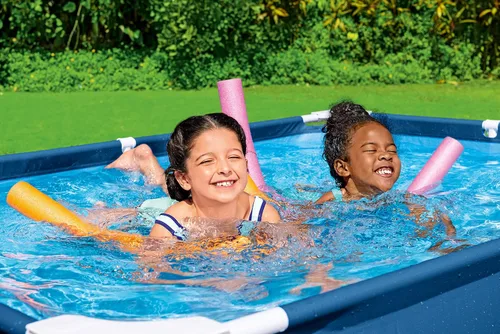 Vista 4 de Bestway Steel Pro - Piscina rectangular sobre el suelo (8.5 ft x 5.6 ft x 24.0 in)