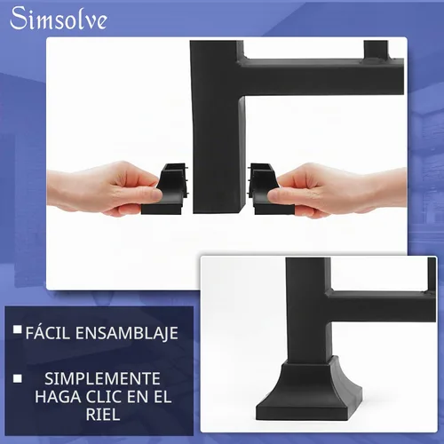 Vista 2 de Cubierta para base de poste de cubierta – Base de zapatos duradera a presión que transforma instantáneamente las patas de la mano y la escalera