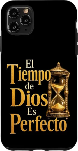 Vista 19 de Fe Cristiana El Tiempo De Dios ES Perfecto Hourglass Case for iPhone Air