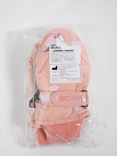 Vista 8 de MoKo Manoplas de esquí para niños, guantes de esquí aislados impermeables para niñas y niños, guantes de nieve de invierno para niños