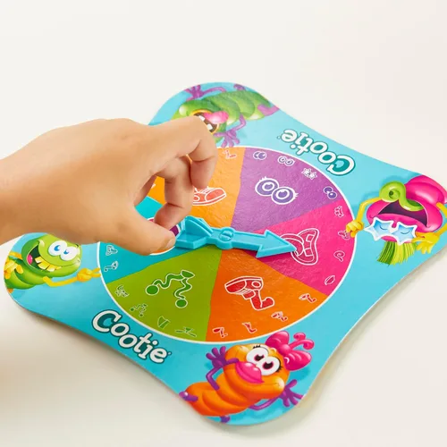 Vista 3 de Hasbro Gaming Cootie - Juego de construcción de insectos para mezclar y combinar 2 a 4 jugadores Juegos de mesa fáciles de preescolar Regalos