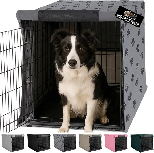 Vista 26 de GORILLA GRIP - Fundas para jaula de perro, cubierta de alambre para perrera Compatible con jaulas para perros de Amazon Basics, cubierta