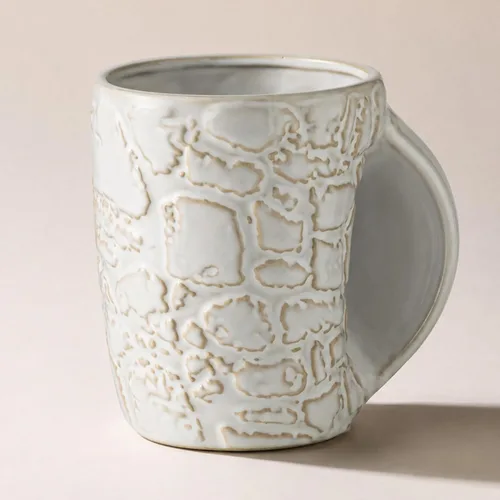 Vista 10 de Taza calentadora de manos de cerámica, tazas de café grandes de 24 Tierra Rústica Ombre