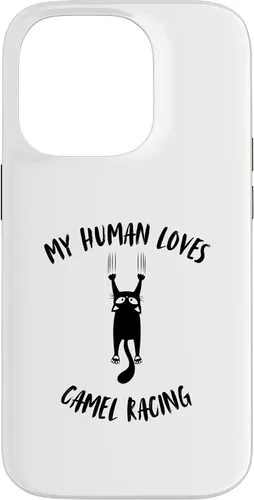 Vista 17 de My Human Loves Camel Racing - Cat Parent Hobby Lover Case for iPhone 16