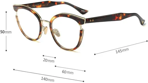 Vista 4 de Gafas de lectura multifocales progresivas para computadora con bloqueo de luz azul Marco de gafas de lector para mujeres
