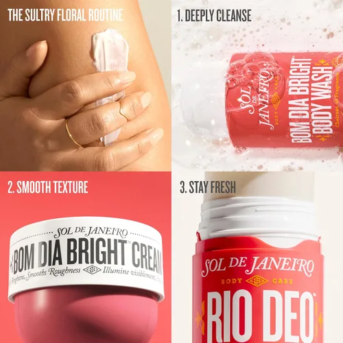Vista 6 de Sol de Janeiro Rio Deo - Refillable Aluminum Free Deodorant Prevents Odor, Gently Exfoliates, Evens Skin Tone