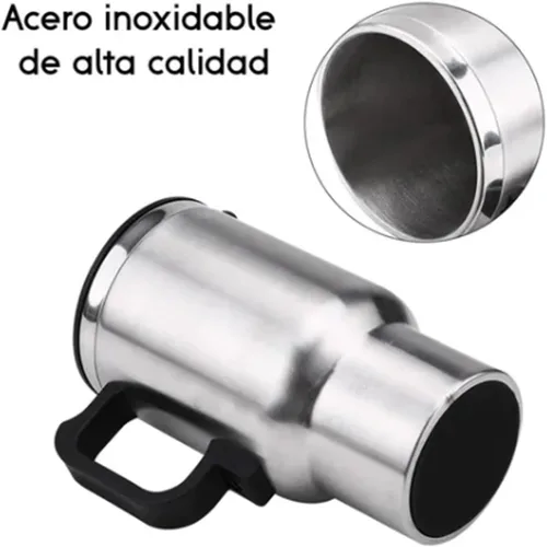 Vista 3 de KIMISS - Caldera para automóvil, 12 V, taza de viaje para calefacción de automóvil, hervidor eléctrico, gran capacidad, a prueba de fugas
