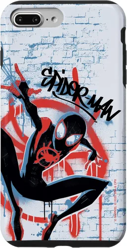 Vista 12 de Marvel Carcasa con graffiti de Spider-Man Into The Spider-Verse para iPhone 17