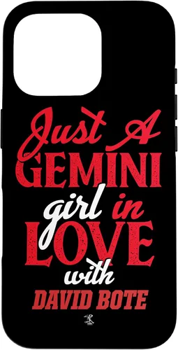 Vista 20 de iPhone 16 David Bote Gemini Girl Gameday Case