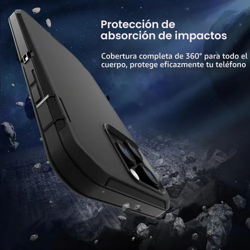 Vista 3 de Sansunto Funda para iPhone 13 Pro Max Case y 12 Pro Max Case, Protección de Cuerpo Completo Resistente Heavy Duty a Prueba de Golpes Grado Militar 3