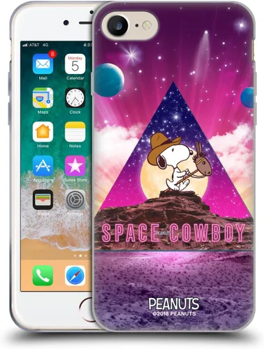 Vista 46 de Head Case Designs Funda de gel con licencia oficial de Peanuts Nebula Cactus Needles Snoopy Space Cowboy [protección de grado militar] compatible