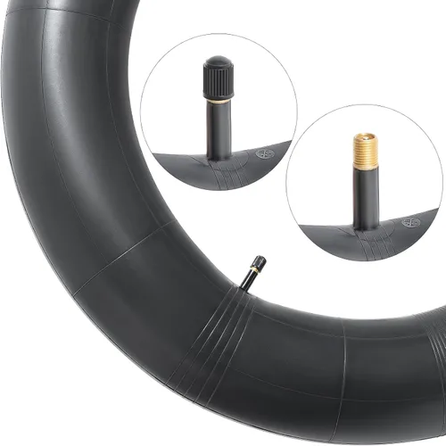 Vista 2 de 1 paquete de 20 x 4.0 tubo de neumático de bicicleta eléctrica de 20 x 4.0 válvula Schrader de 1.260 in, tubo interior compatible con Fat Bike de 20