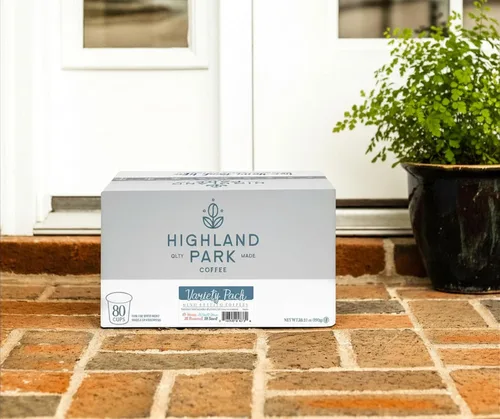 Vista 7 de Highland Park Coffee Cápsulas de café de una sola porción, moca de chocolate, 80.0 unidades 80 Count, Flavored Coffee, Vegan, Allergen Free