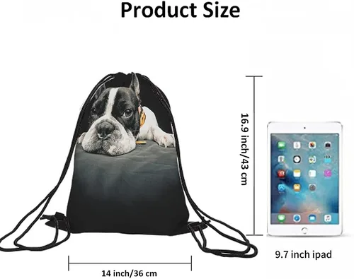Vista 6 de No Drama Llama Cordón Bolsas Mochila Bolsa Gimnasio Saco Bolsa con Cordón, Multi-a48, Mochilas de viaje