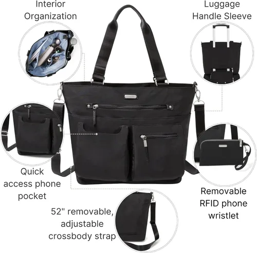 Vista 3 de Baggallini Bolso para cualquier día con pulsera para teléfono RFID