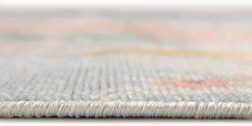 Vista 3 de Unique Loom Lotus Collection - Alfombra rectangular (2 x 3 pies 1 pulgada, rectangular, multicolor y marfil)