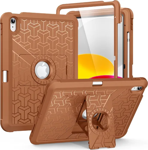 Vista 32 de MoKo Funda para iPad (A16) de 11ª/10ª generación 2025/2022, resistente a prueba de golpes, doble capa protectora de cuerpo completo, protector