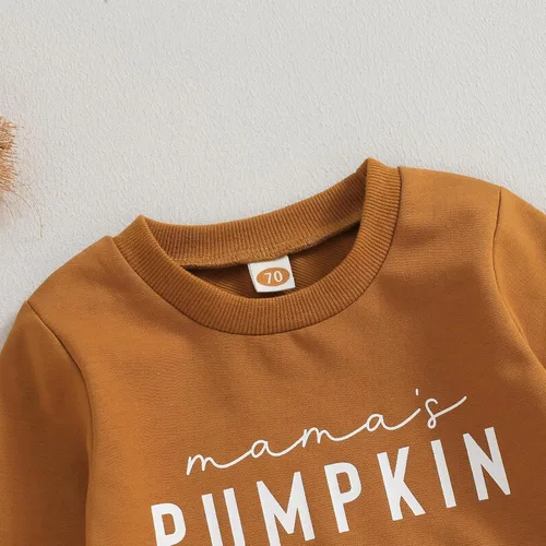 Vista 33 de Karwuiio Conjunto de disfraz de Halloween para bebé, sudadera de manga larga y pantalones para otoño