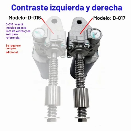 Vista 6 de Motor de gusano del motor del asiento del poder de 12V DC, configuración de la mano derecha de la impulsión del gusano