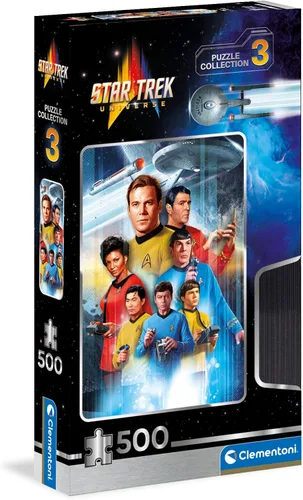 Vista 7 de Clementoni 35141 piezas, rompecabezas para adultos, fabricado en Italia, Star Trek 500