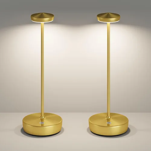 Vista 15 de Lámpara de mesa LED recargable inalámbrica, lámpara de mesa de 5000 mAh con tacto para exterior, lámpara de mesa portátil con batería, con función