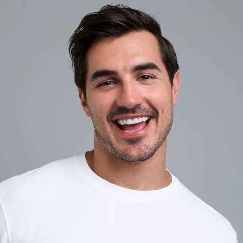 Vista 13 de Peluca de piel ultrafina de 0.003 in para hombres, 100% cabello humano virgen europeo, pelucas de repuesto de cabello humano real, 8x10 pulgadas, #1