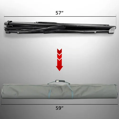 Vista 9 de Tranquillo Unity - Soporte de hamaca ajustable, plegable, para camping, con soporte, capacidad de 800 lbs, soporte de hamaca doble de acero para 2