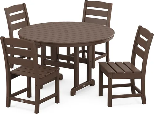Vista 5 de POLYWOOD® Lakeside - Juego de comedor, color negro