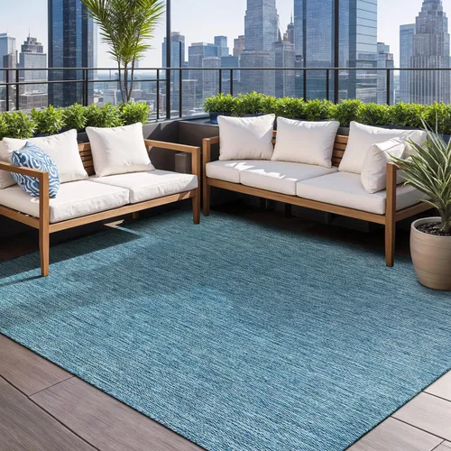 Vista 27 de Beverly Rug Waikiki Boho - Alfombra bohemia para interiores y exteriores, 5 x 7 pies, alfombra lavable para exteriores para patio, terraza, porche