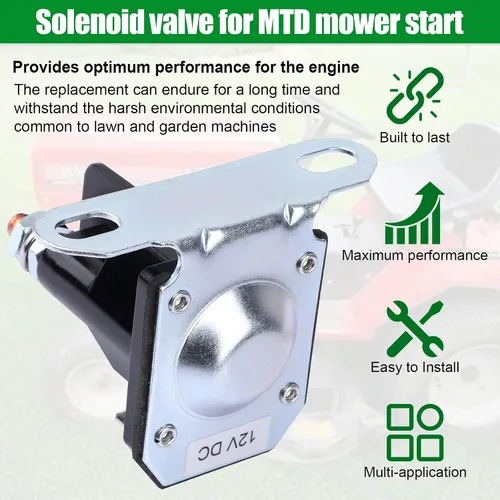 Vista 3 de dh Solenoide de arranque compatible con MTD Cub Cadet 725-1426 925-1426A Wsry