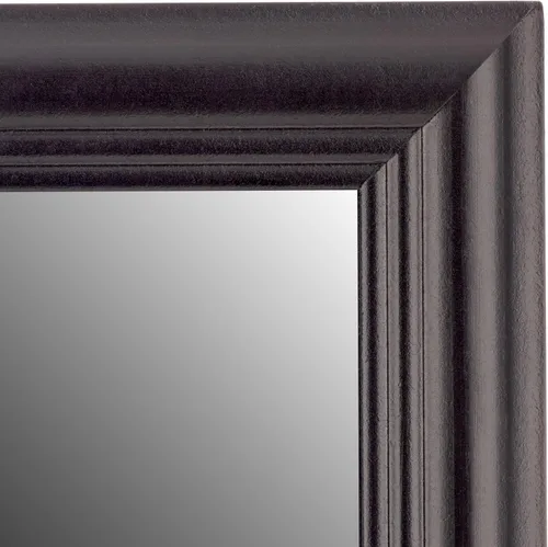 Vista 10 de Gallery Solutions - Negro montado en pared - Vitrina para vasos de chupito y curiosidades - Puerta de cristal de 17"x26" - Accesorios de bar