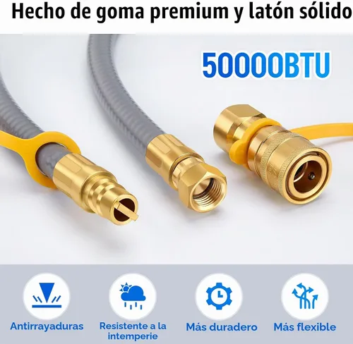 Vista 4 de 5249 Kit de conversión de propano a gas natural para parrillas Blackstone