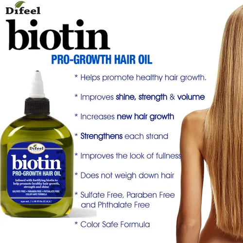 Vista 5 de Difeel Aceite capilar de biotina prémium de 7.1 onzas (paquete de 2)