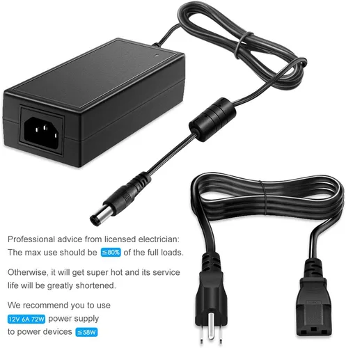 Vista 7 de Adaptador de fuente de alimentación de 12V AC 100V ~ 240V a DC