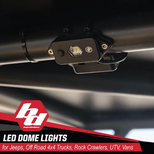 Vista 3 de Baja Designs Luz de domo LED con interruptor (ámbar)