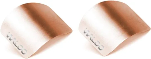 Vista 8 de WALOO Protector de dedos de acero inoxidable para cortar, protector de corte de cuchillos y protectores de herramientas de cocina, herramienta
