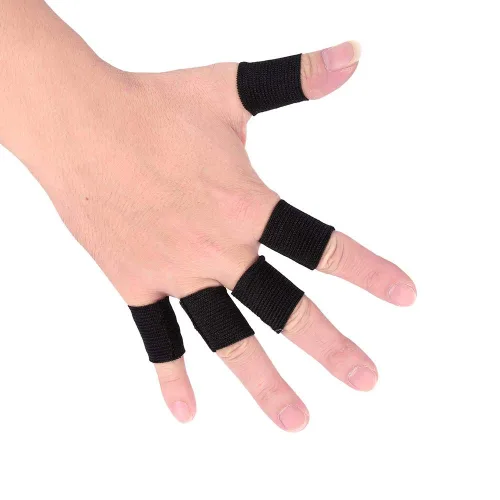 Vista 6 de 10 fundas para dedos, soporte para el pulgar para dedos, grietas de dedos, artritis de dedos, mangas para dedos