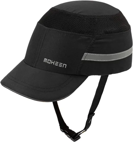 Vista 11 de Gorra de Seguridad Ligera con Protección contra Golpes - Sombrero Protector Transpirable Estilo Béisbol con Rayas Reflectantes