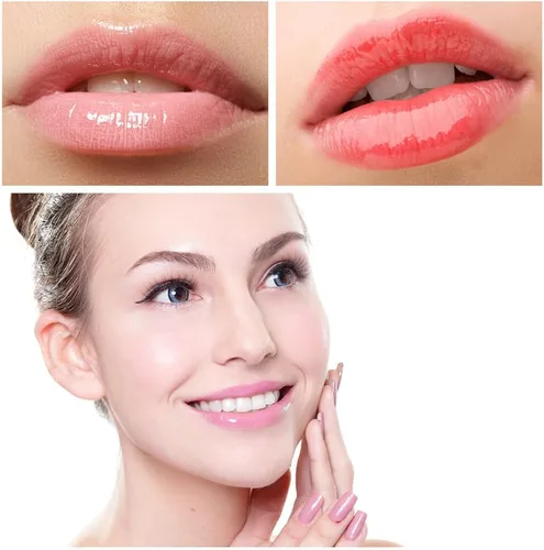 Vista 3 de Juego de 3 aceites hidratantes para labios, aceite hidratante para labios, brillo labial, transparente, sin pegajoso, bálsamo labial, cuidado