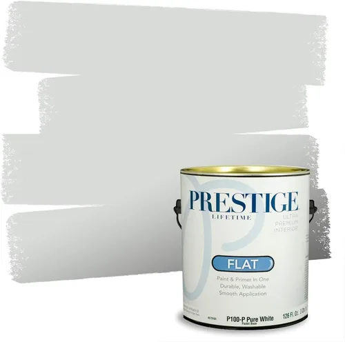 Vista 67 de PRESTIGE Paints - Pintura interior e imprimación en uno, 1 galón, cáscara de huevo, pimienta envejecida