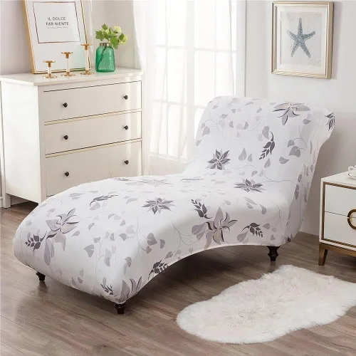 Vista 29 de Funda elástica para tumbona, funda elástica para tumbona de lujo, para sala de estar, muebles de interior, ultra suave, lavable a máquina (1)