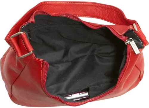 Vista 3 de Le Donne Bolso de cuero hecho a mano clásico Hobo de las mujeres, 12.5 "x 10" x 4.5