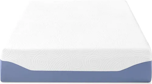 Vista 3 de Mellow Colchón de espuma viscoelástica con infusión de gel refrescante de 14 pulgadas, sueño firme medio y funda de tela transpirable, matrimonial